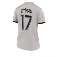 Paris Saint-Germain Vitinha Ferreira #17 Bortatröja Dam 2022-23 Korta ärmar
